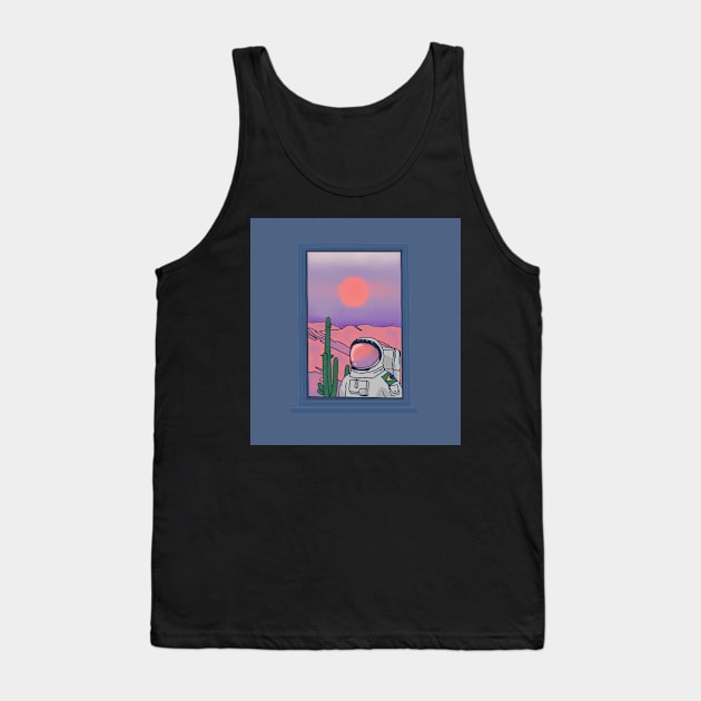 Man on Mars Tank Top by isadtra